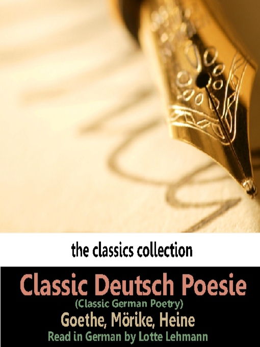 Title details for Classic Deutsch Poesie by Eduard Mörike - Available
